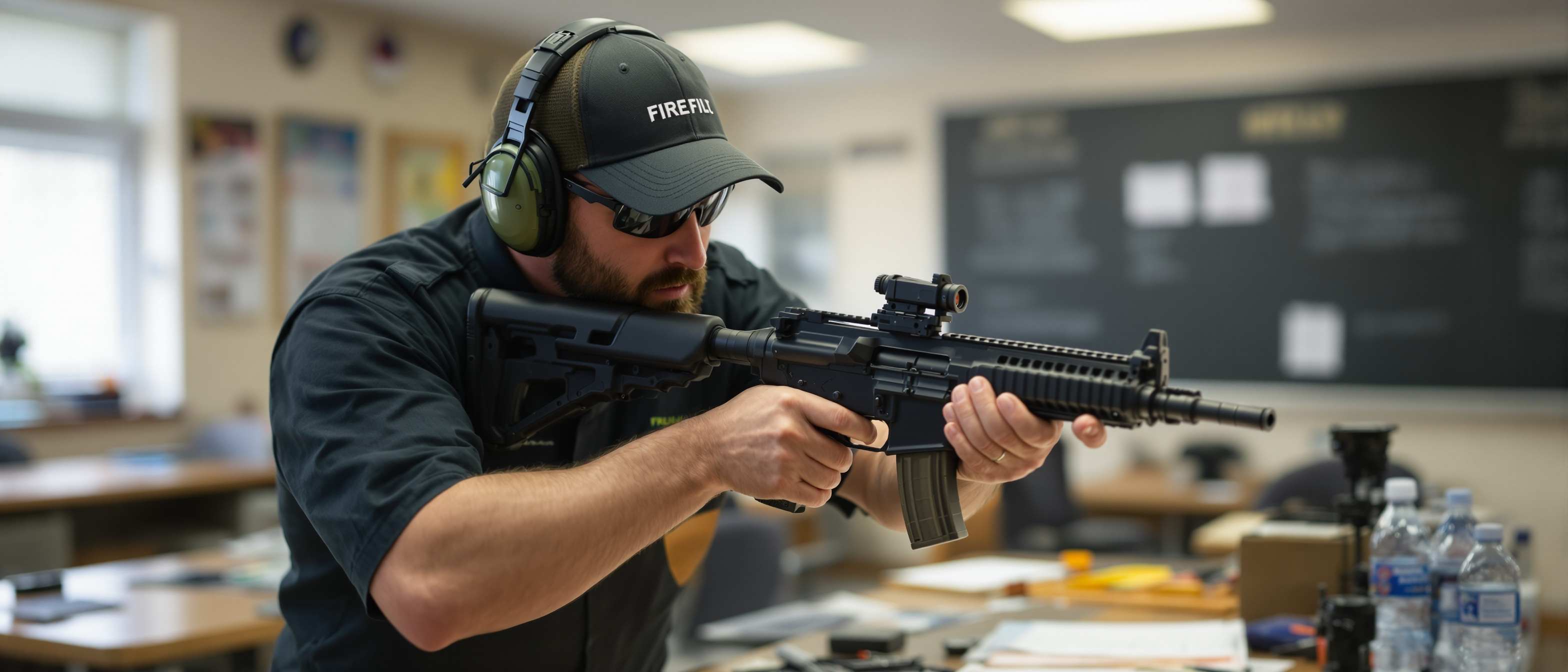 Firearm safety training at Arrowhead Gun Club