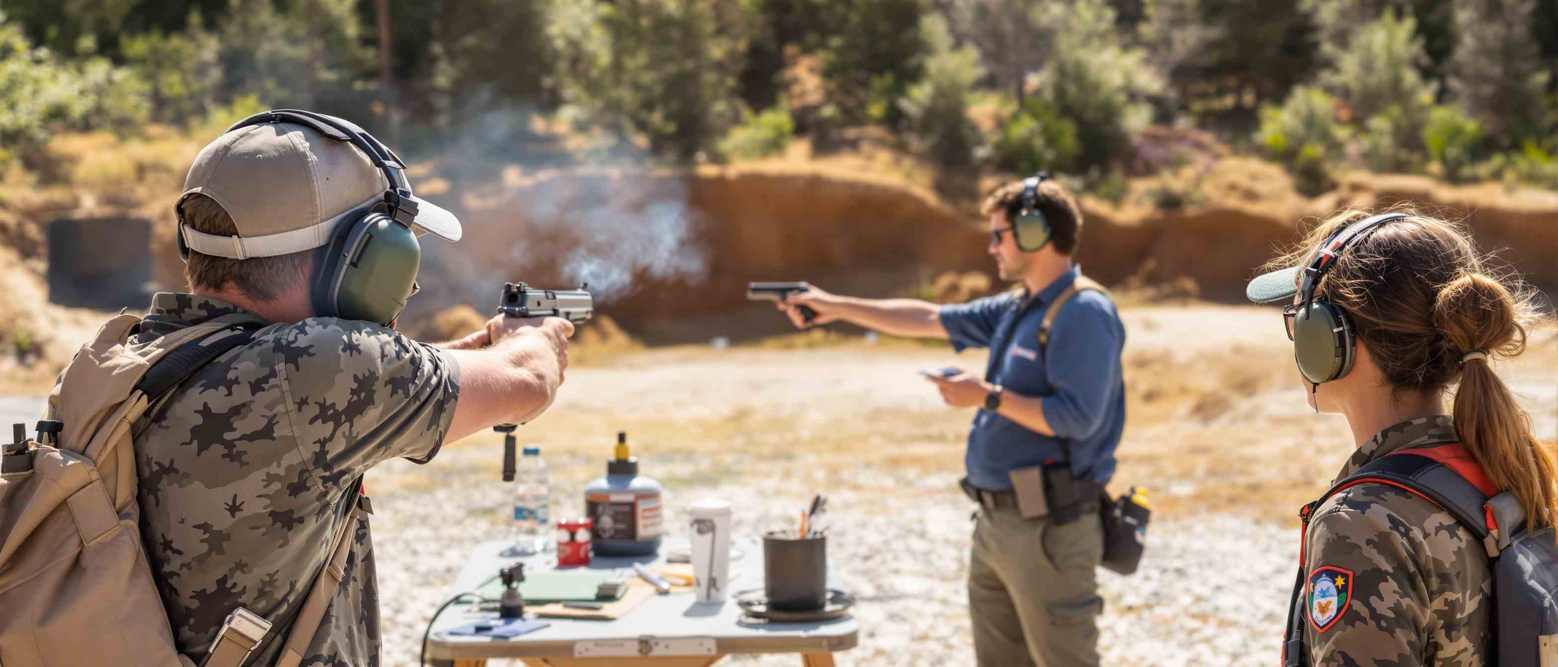 Shooting sports instruction at Arrowhead Gun Club